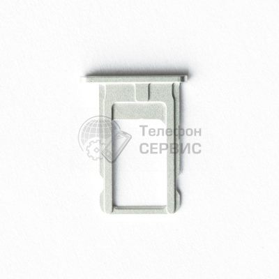 Лоток сим-карты (sim-tray) для iPhone 6 (silver) (фото)