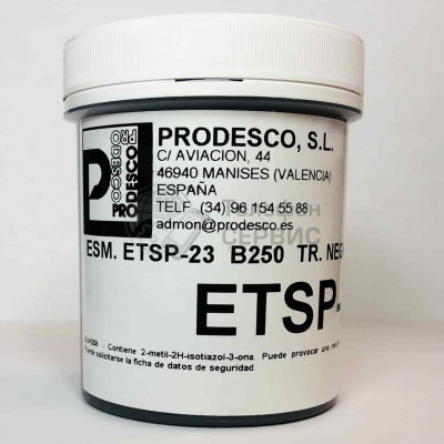 Глазурь для керамики PRODESCO ESM. ETSP-23 жидкая глянцевая черная наружная фото ETSP-23