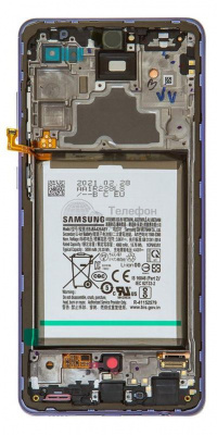 Замена дисплея Samsung A725 galaxy A72 (violet) + Акб (GH82-25541C) (фото)