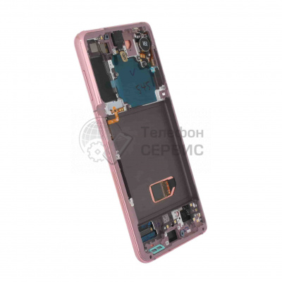 Замена дисплея Samsung G991 galaxy S21 5G (pink) (GH82-24544D) (фото)