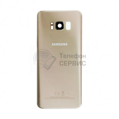 Замена задней панели Samsung G955 Galaxy S8+ (gold) (GH82-14038F) (фото)