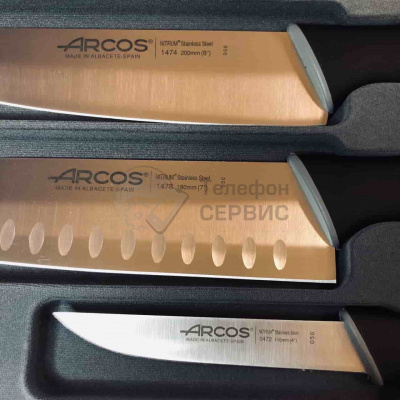 Нож Arcos Nitrium набор 3 штуки фото ANitrium3