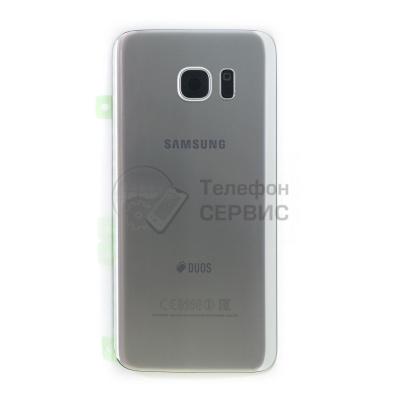 Задняя крышка Samsung G935FD galaxy S7 edge (silver) (GH82-11398B) (фото)