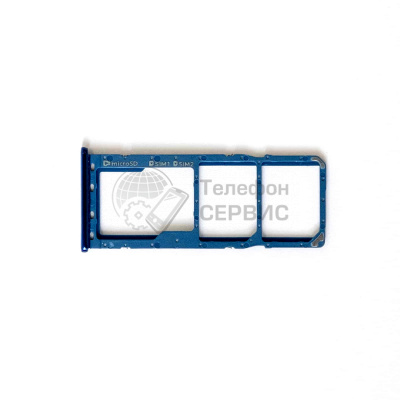 Держатель сим-карты Samsung A505 galaxy A50 (blue) (GH98-43922C) (фото)